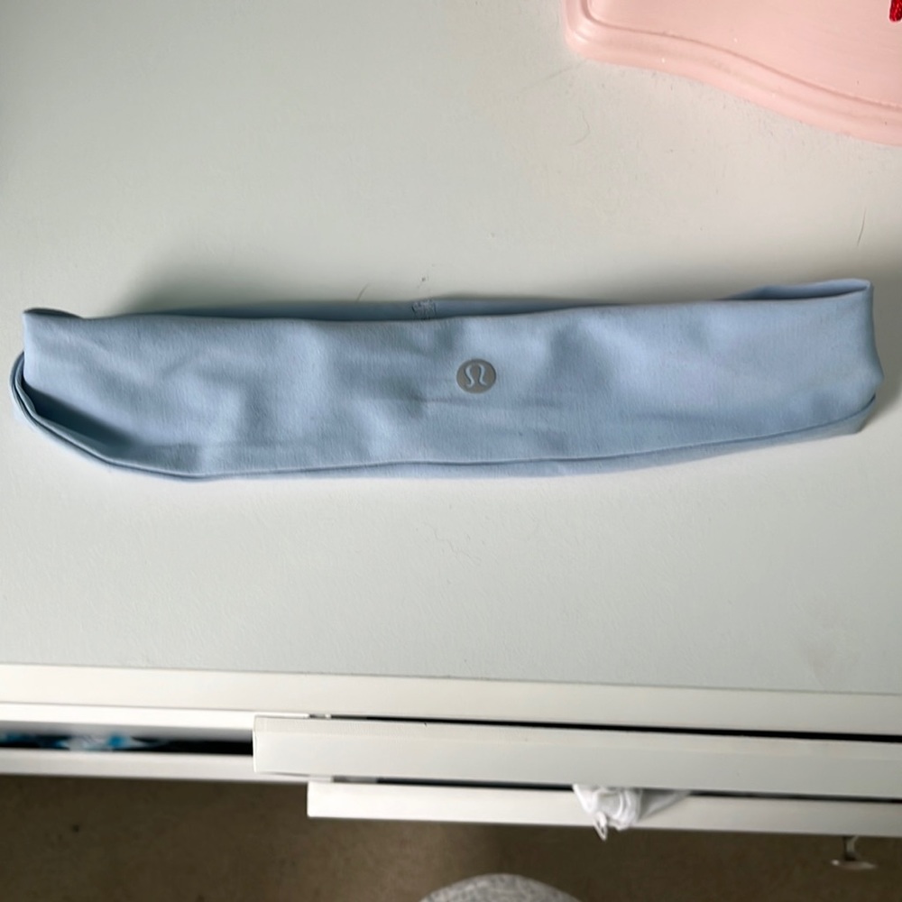 blissful blue lululemon headband